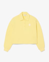 Sweatshirt polo oversize c&ocirc;tel&eacute;