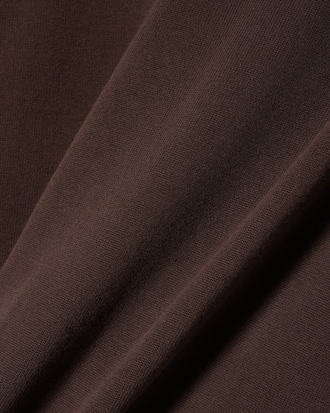 Pull coton uni col rond