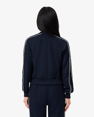 Sweatshirt Paris zippé en Piqué interlock