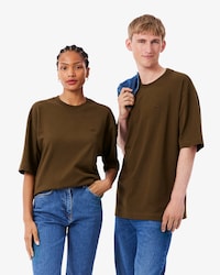 T-shirt jersey coton &eacute;pais loose fit
