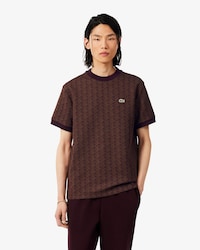 T-shirt jacquard monogramme
