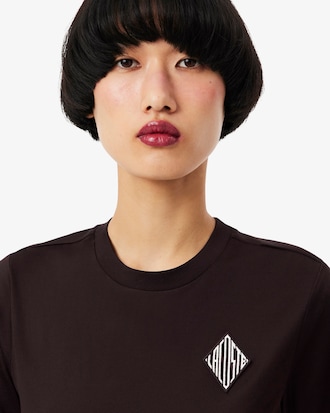 T-shirt badge coton