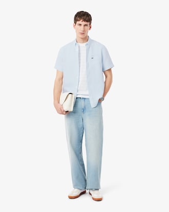 Chemise manches courtes en lin