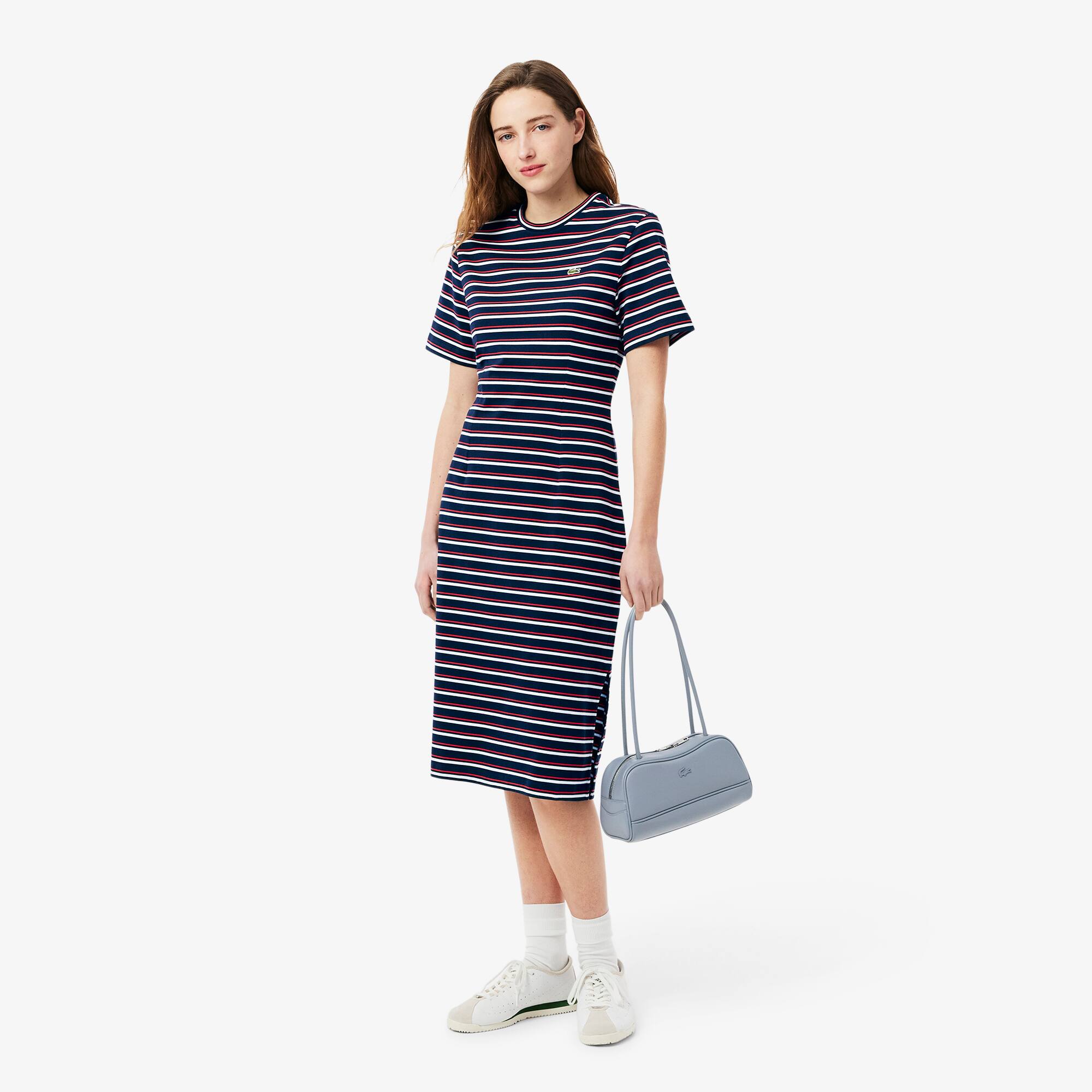 Robe Année 70 Femme Rayée - Louise Vintage