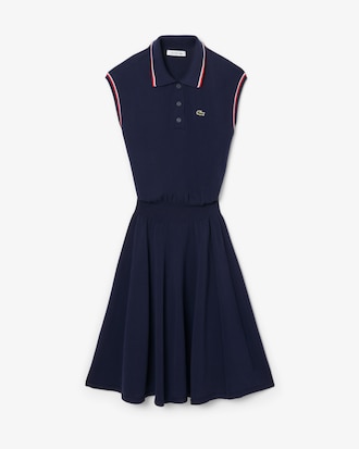 Robe polo sans manches sans coutures