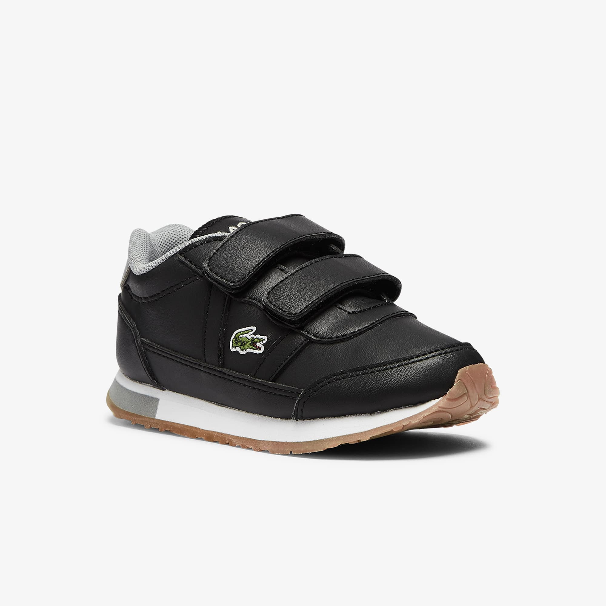 Lacoste Sneakers Partner bébé en tissu Taille 20 Noir/gris
