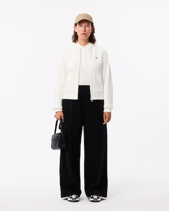 Sweatshirt zippé à capuche molleton