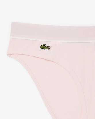 Culotte coton côtelé crocodile brodé