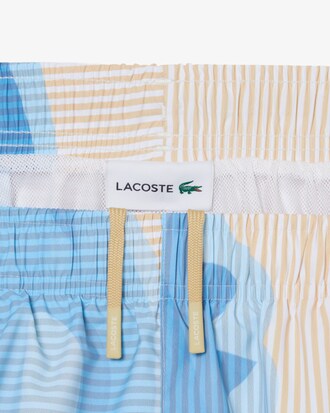 Short de bain mi-long ray&eacute;