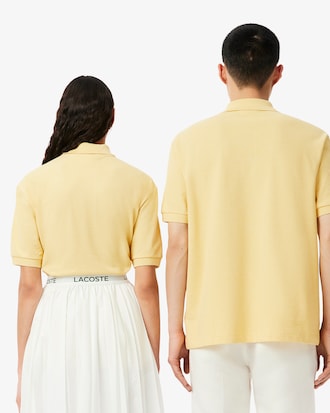 Polo L.12.12 loose fit en Piqué avec badge