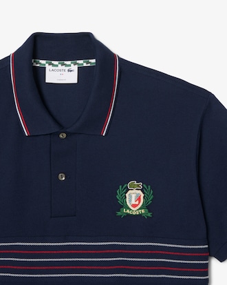 Polo L.12.12 classic fit blason brod&eacute;