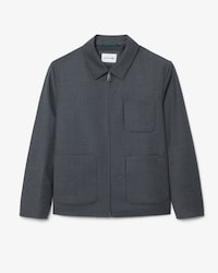 Veste zipp&eacute;e laine vierge