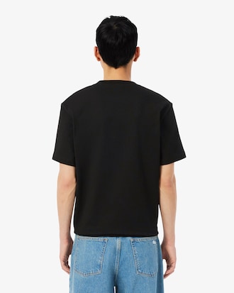 T-shirt jersey épais signature brodée