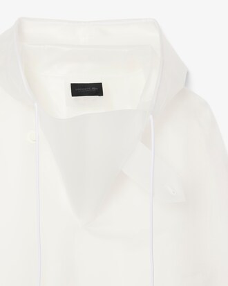 Parka poncho oversize imprim&eacute; D&eacute;fil&eacute;