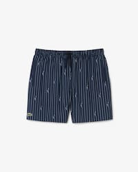 Short de bain mi-long imprim&eacute; crocodile