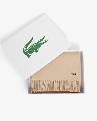 &Eacute;charpe laine bross&eacute;e en coffret