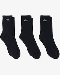 Lot de 3 paires de chaussettes hautes c&ocirc;tel&eacute;es