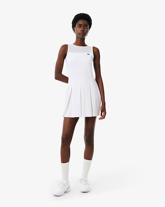 Robe pliss&eacute;e Tennis stretch bi-mati&egrave;re