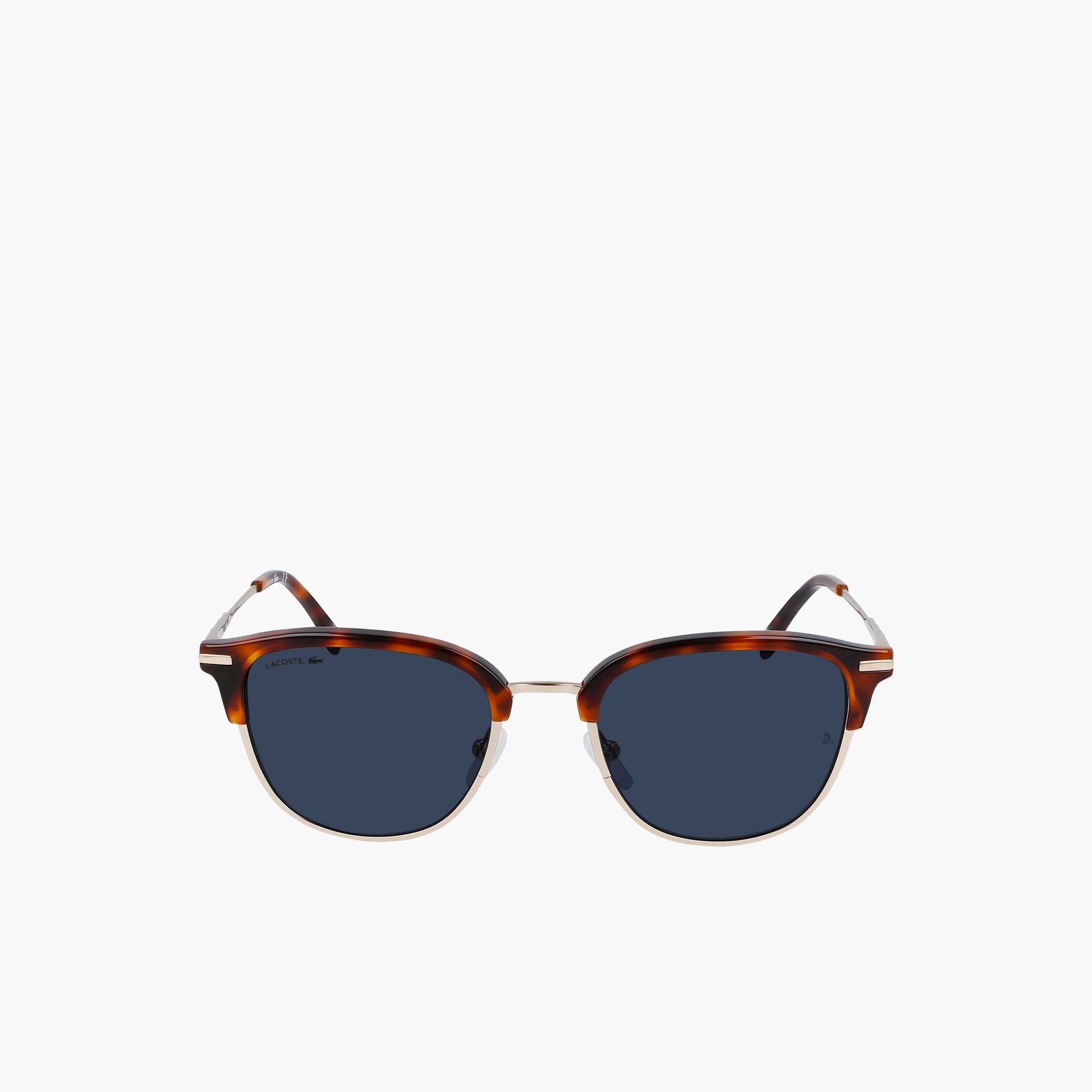 Lacoste Lunettes de Soleil Ovales en Métal Novak Djokovic Taille Taille unique Light Gold