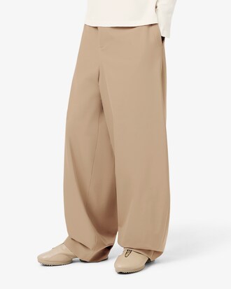 Pantalon tailleur stretch straight fit D&eacute;fil&eacute;