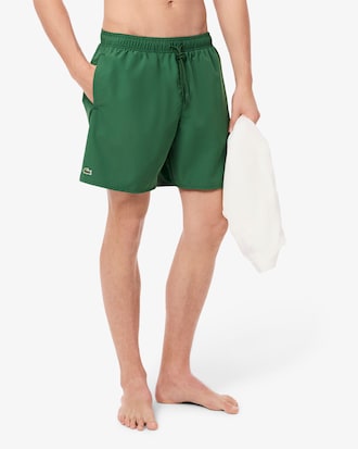 Short de bain mi-long uni