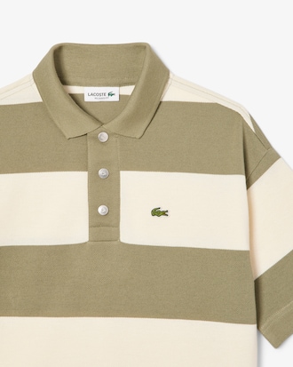 Polo en Petit Piqué rayé