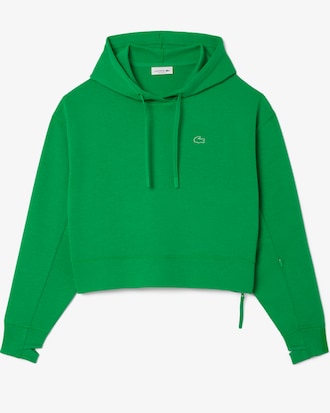 Sweatshirt à capuche court coton