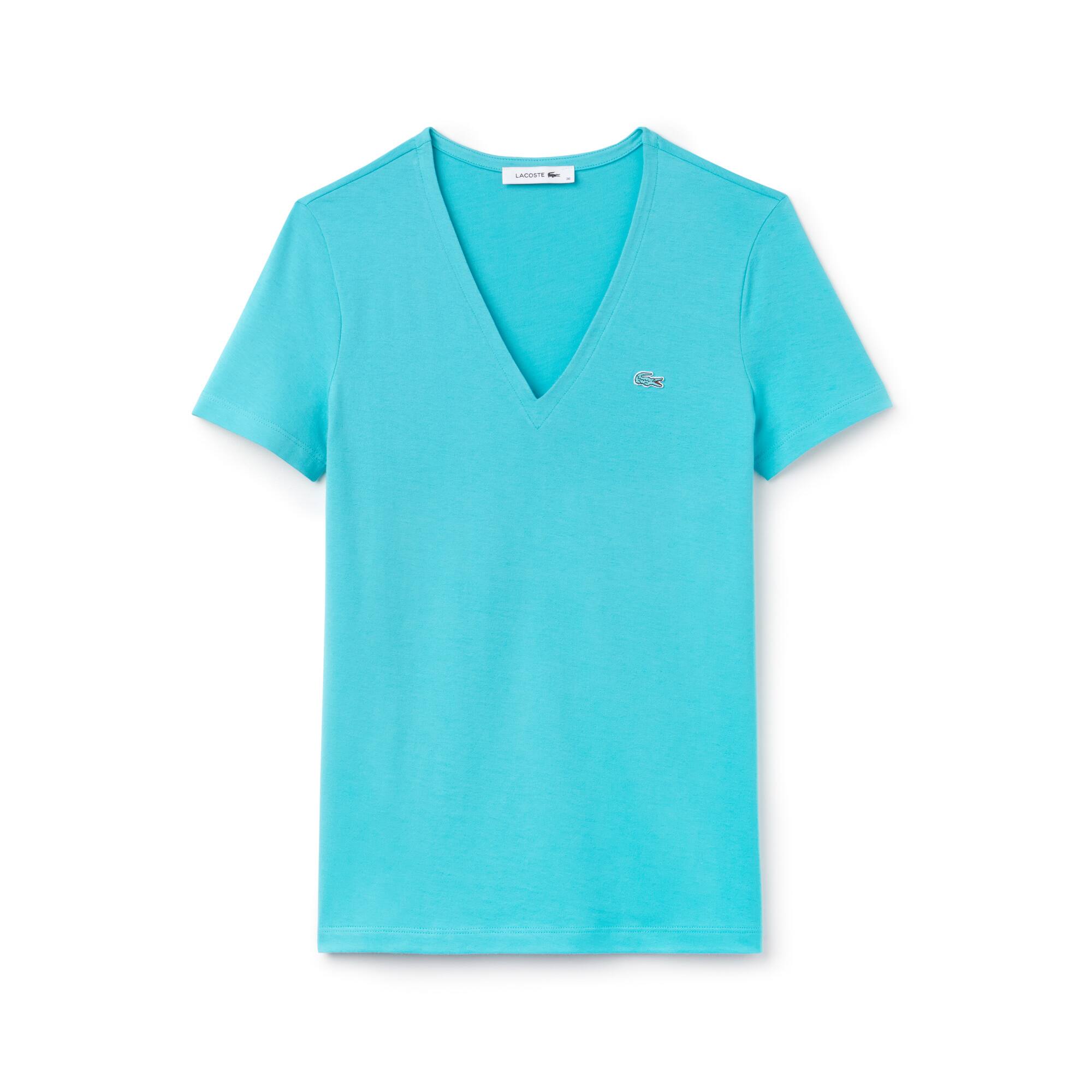 t shirt col v lacoste