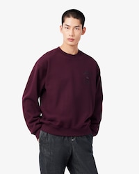 Sweatshirt col rond molleton brod&eacute;