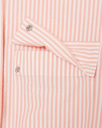 Veste seersucker ray&eacute;e