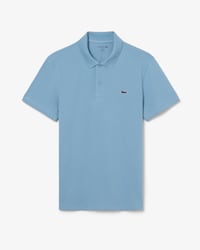Polo regular fit en coton m&eacute;lang&eacute;