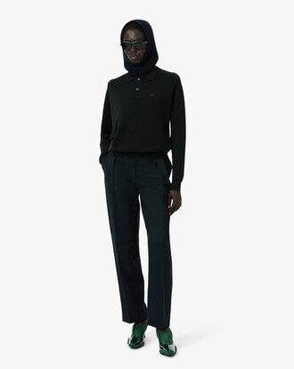 Pantalon tailleur straight fit laine D&eacute;fil&eacute;