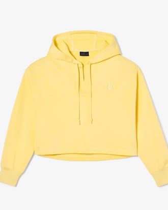 Vêtements Sweat Jaune Pastel Homme Sweatshirt à Capuche Oversize