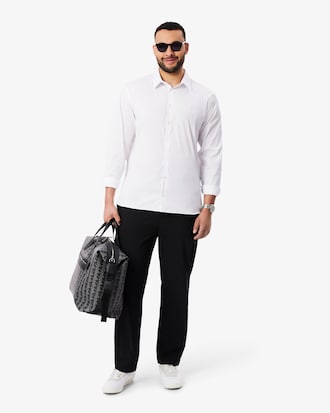 Chemise slim fit popeline stretch