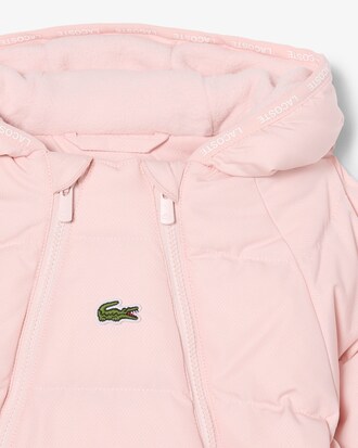 Combinaison bébé à capuche taffetas