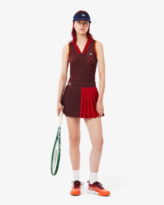 Polo Tennis slim fit sans manche Ultra Dry