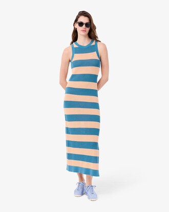 Robe ray&eacute;e coton