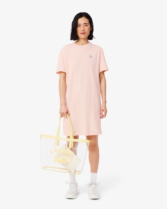 Robe t-shirt oversize jersey de coton