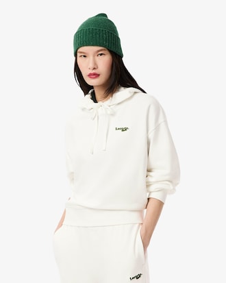 Sweatshirt oversize à capuche siglé