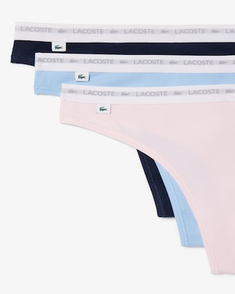 Lot de 3 strings coton stretch