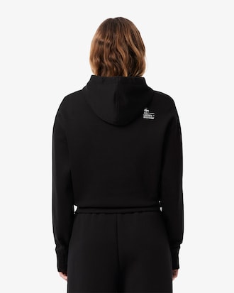 Sweatshirt à capuche court coton