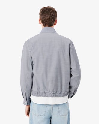 Veste Harrington laine m&eacute;lang&eacute;e
