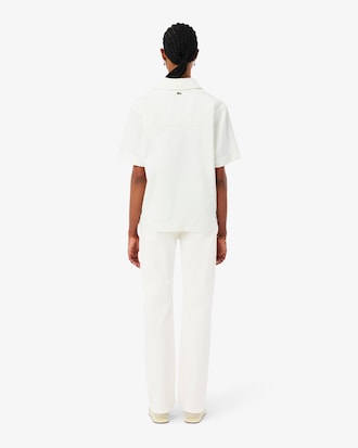 Jean denim taille haute straight fit