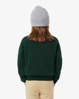 Sweatshirt molleton imprim&eacute; monogramme