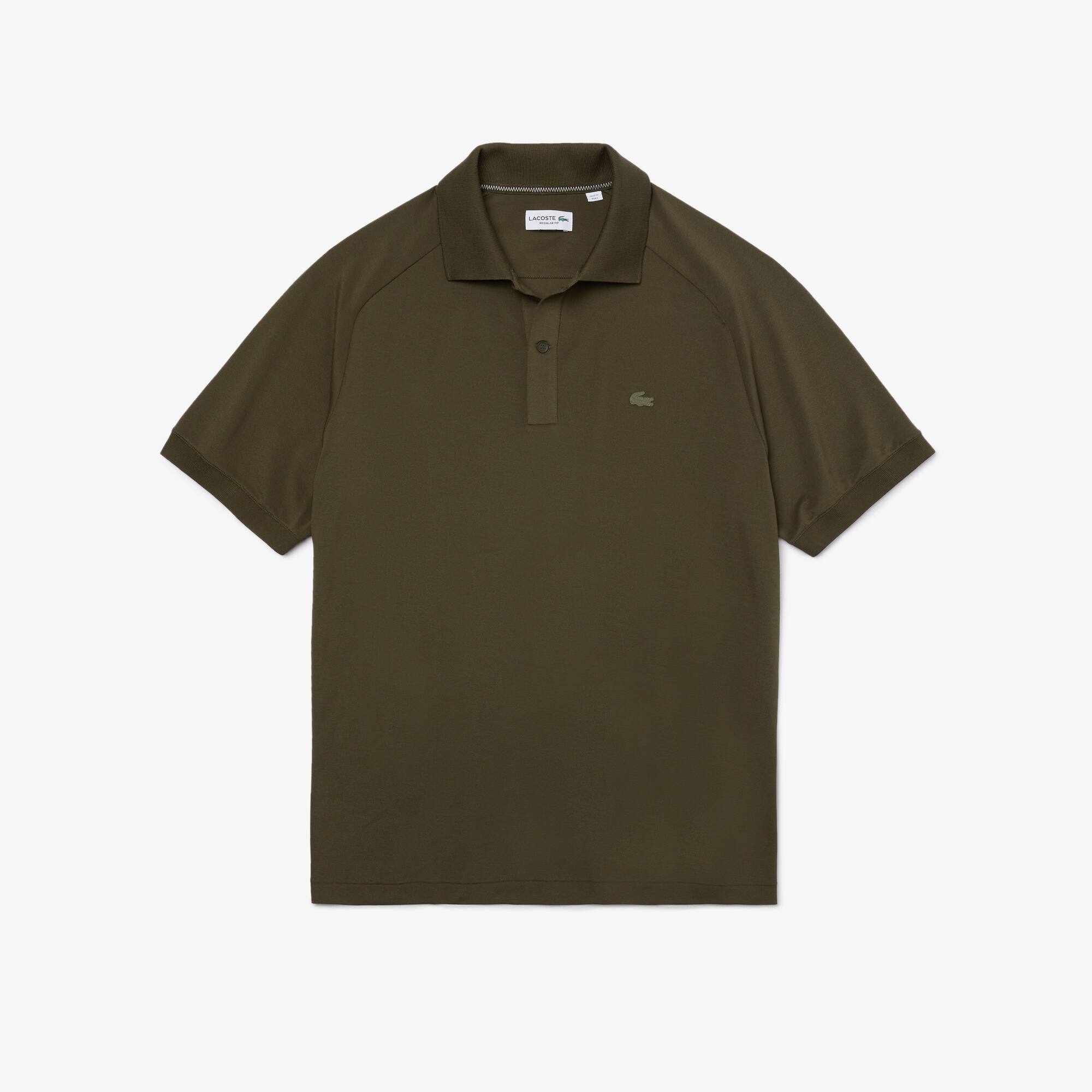 Polo Lacoste relax fit en piqué ultra léger Taille 2 - XS Vert Kaki