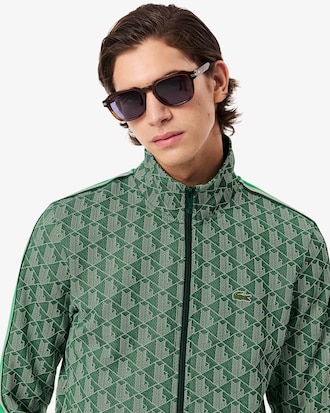 Veste de surv&ecirc;tement zipp&eacute;e Paris jacquard