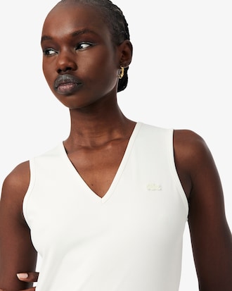 Robe longue pliss&eacute;e sans manches