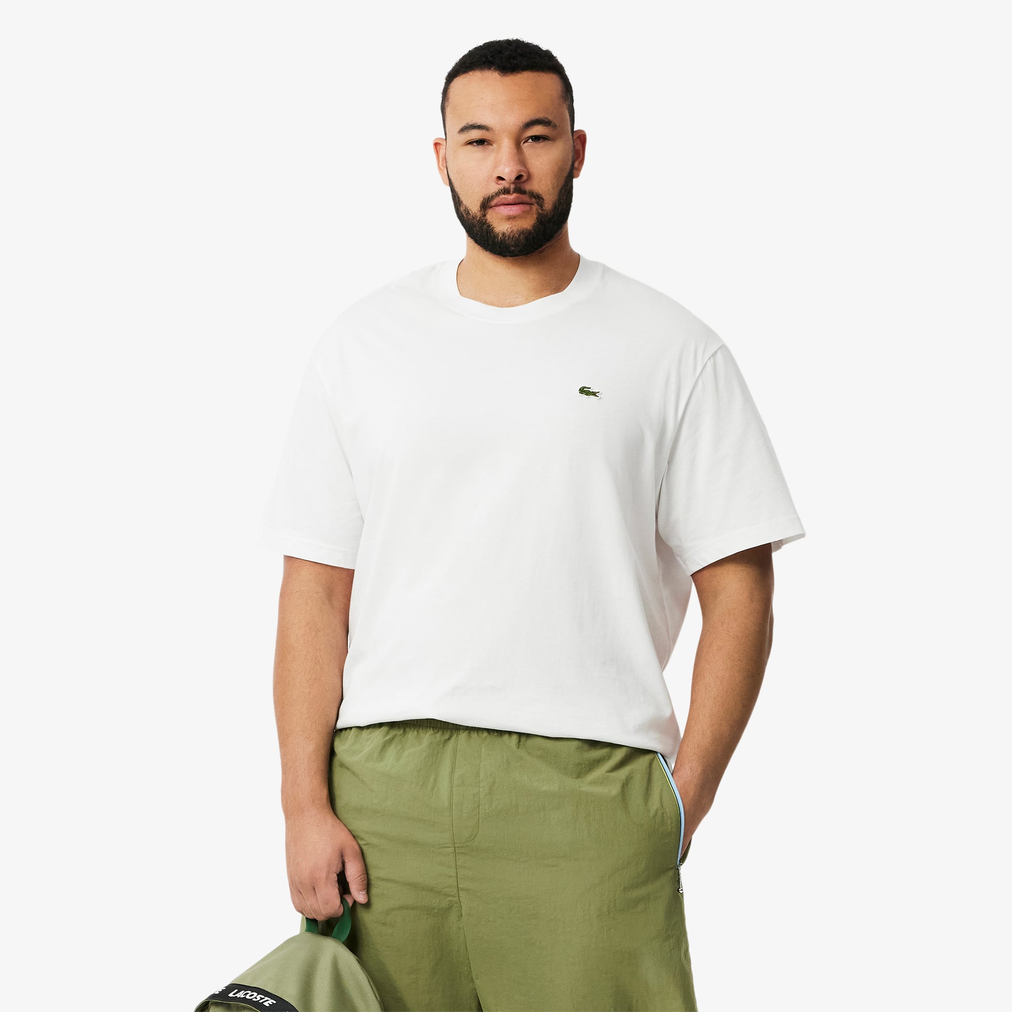 Tシャツ・カットソー LACOSTE SS25 (TH7318 166) Lacoste Classic Men's T-Shirt Bleu TH7318-00-166 | FOOTDISTRICT