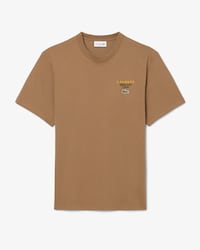 T-shirt jersey imprim&eacute; tennis broderie
