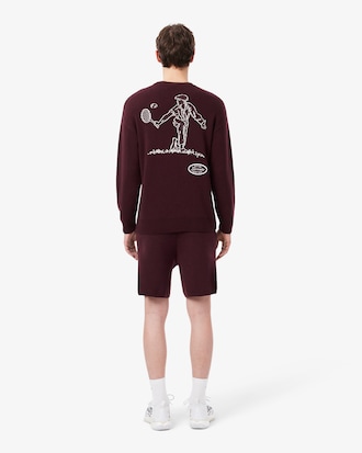 Short Tennis H&eacute;ritage relaxed fit interlock